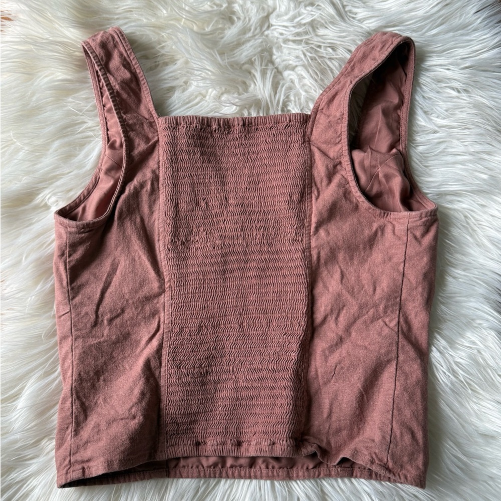Express Linen-blend Tank Top - Picture 2 of 6